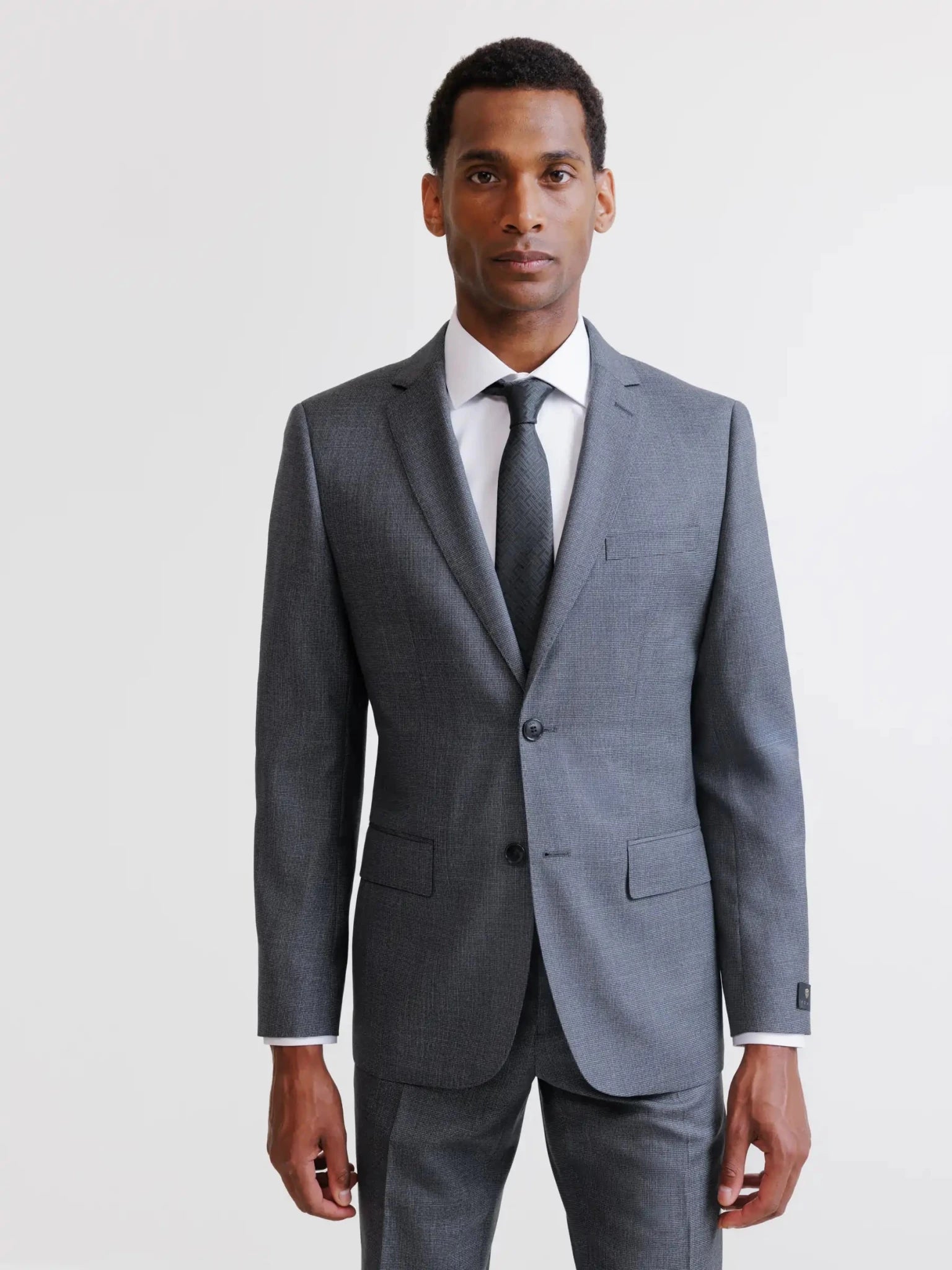 Costume 2 boutons gris - IZAC