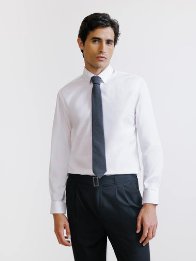 Chemise ville unie blanche