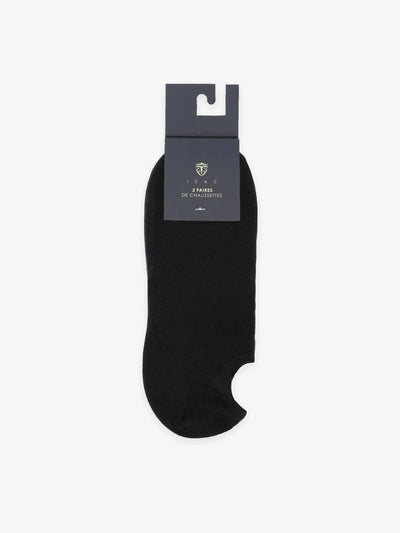 Pack de chaussettes courtes noires - IZAC