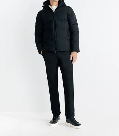 Doudoune courte noire - IZAC