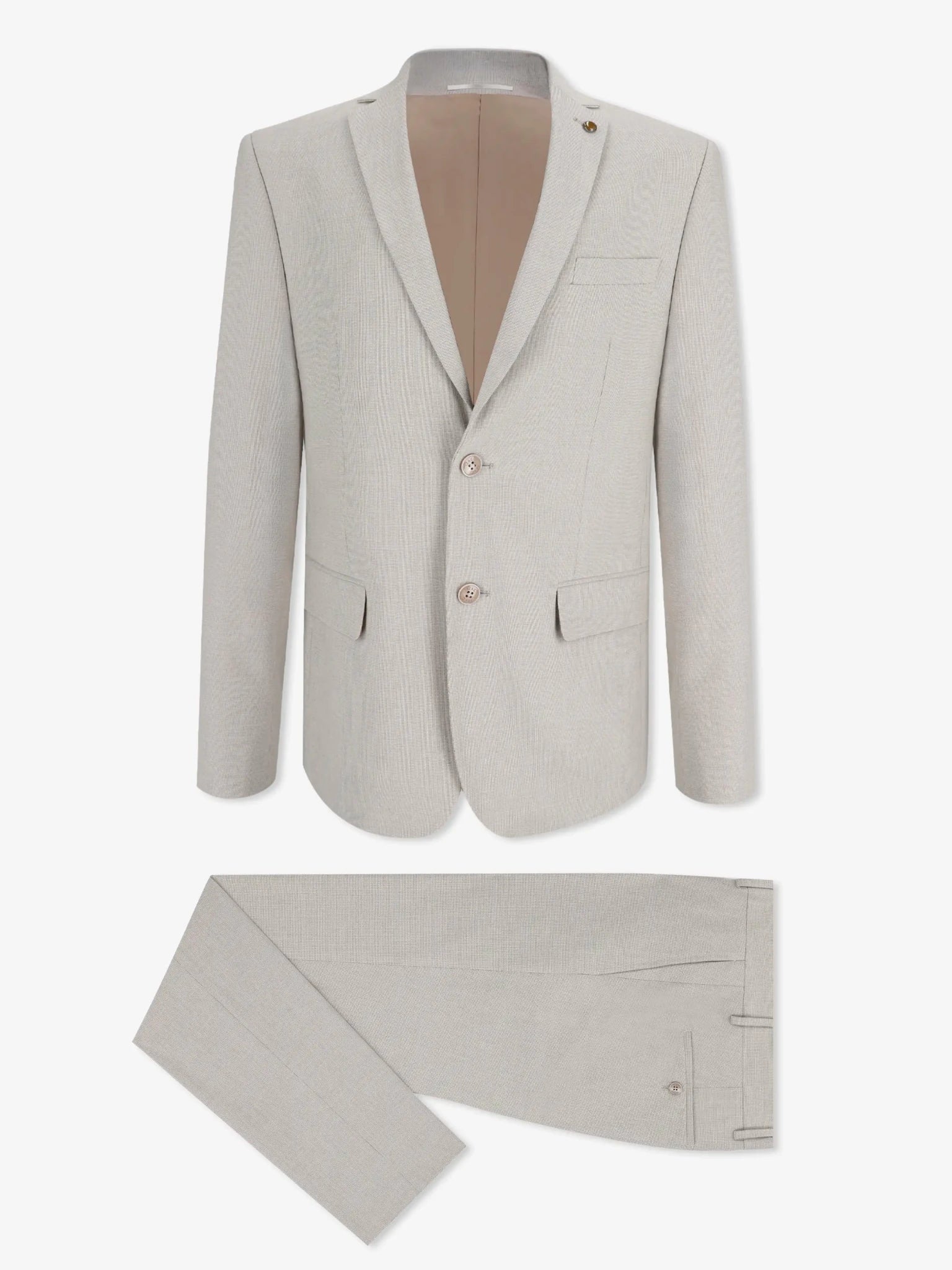 Costume 2 boutons beige - IZAC