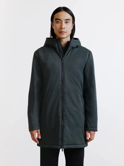 Parka à capuche kaki - IZAC
