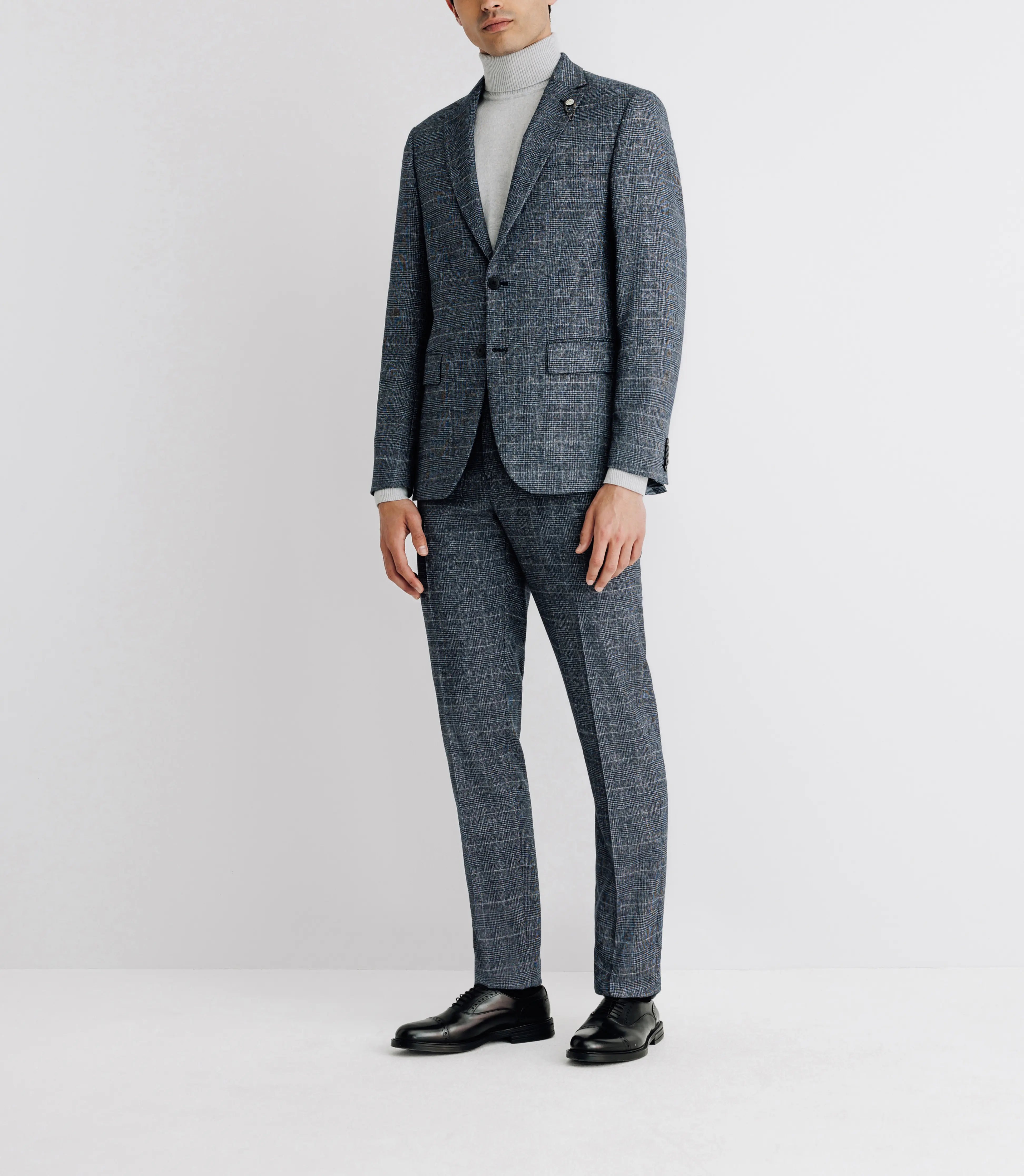 Veste ville séparable à carreaux marine - IZAC