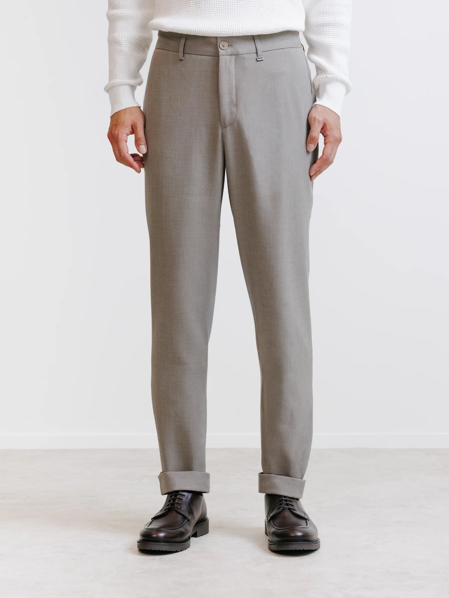 Pantalon armuré taupe