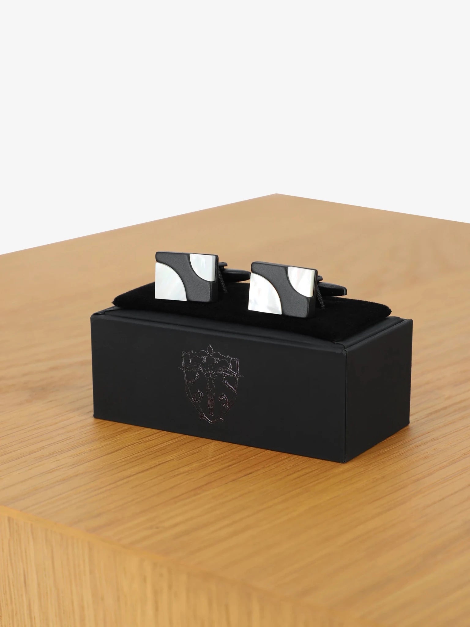 Boutons de manchette noirs - IZAC