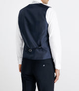 Gilet ville 5 boutons marine - IZAC