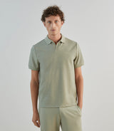 Polo col ouvert kaki - IZAC