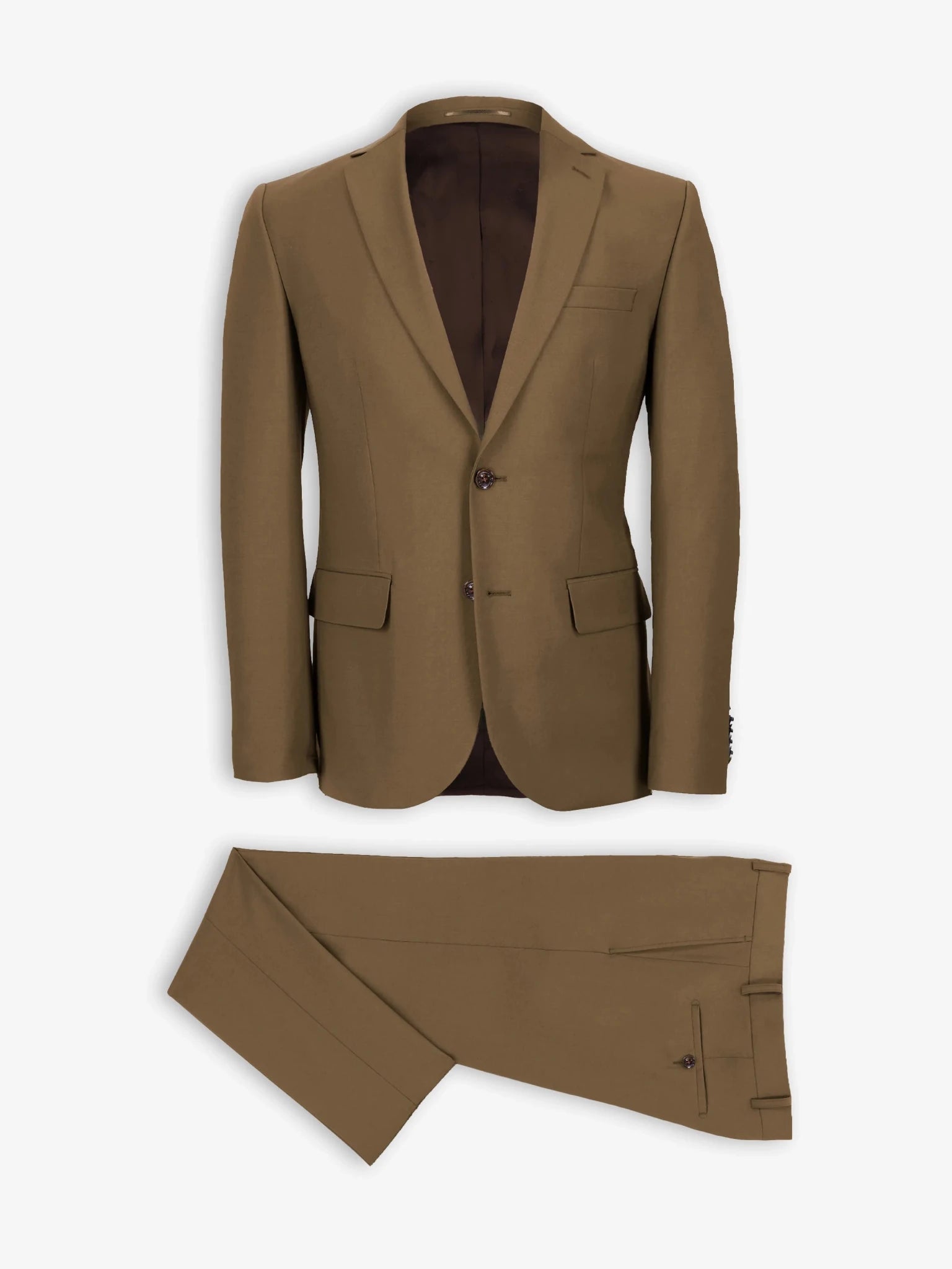 Costume 2 boutons camel - IZAC