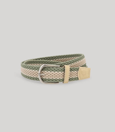 Ceinture tressée sauge - IZAC