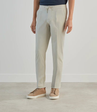 Pantalon ville en tissu technique mastic - IZAC