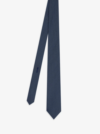 Navy blue fancy tie
