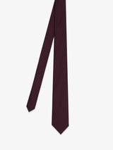 Cravate unie prune