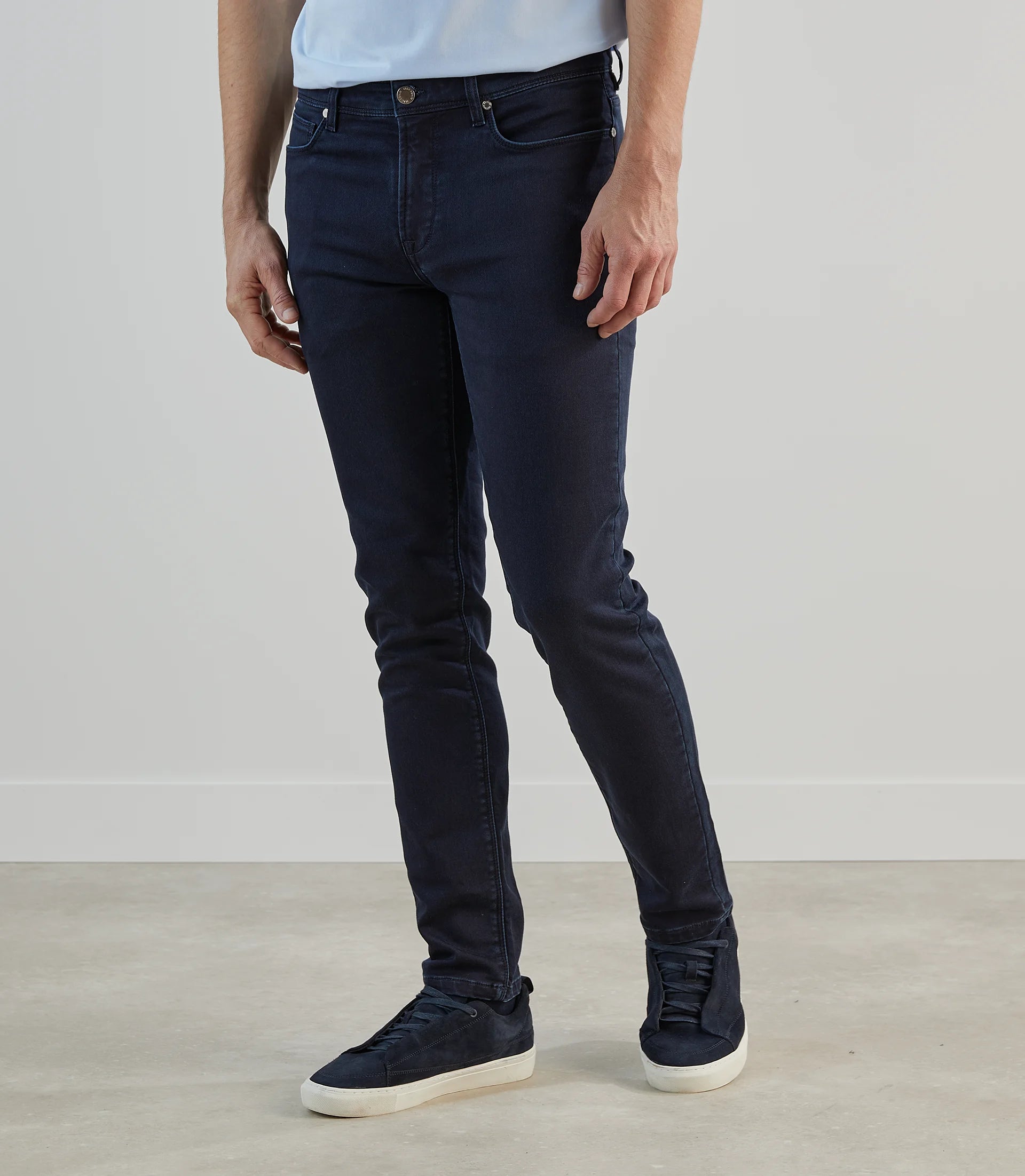 Jean 5 poches stretch marine - IZAC