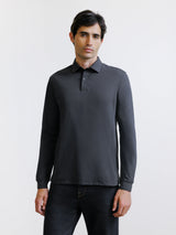 Polo non iron noir