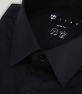 Chemise ville unie noire - IZAC