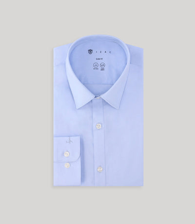 Chemise ville unie ciel - IZAC