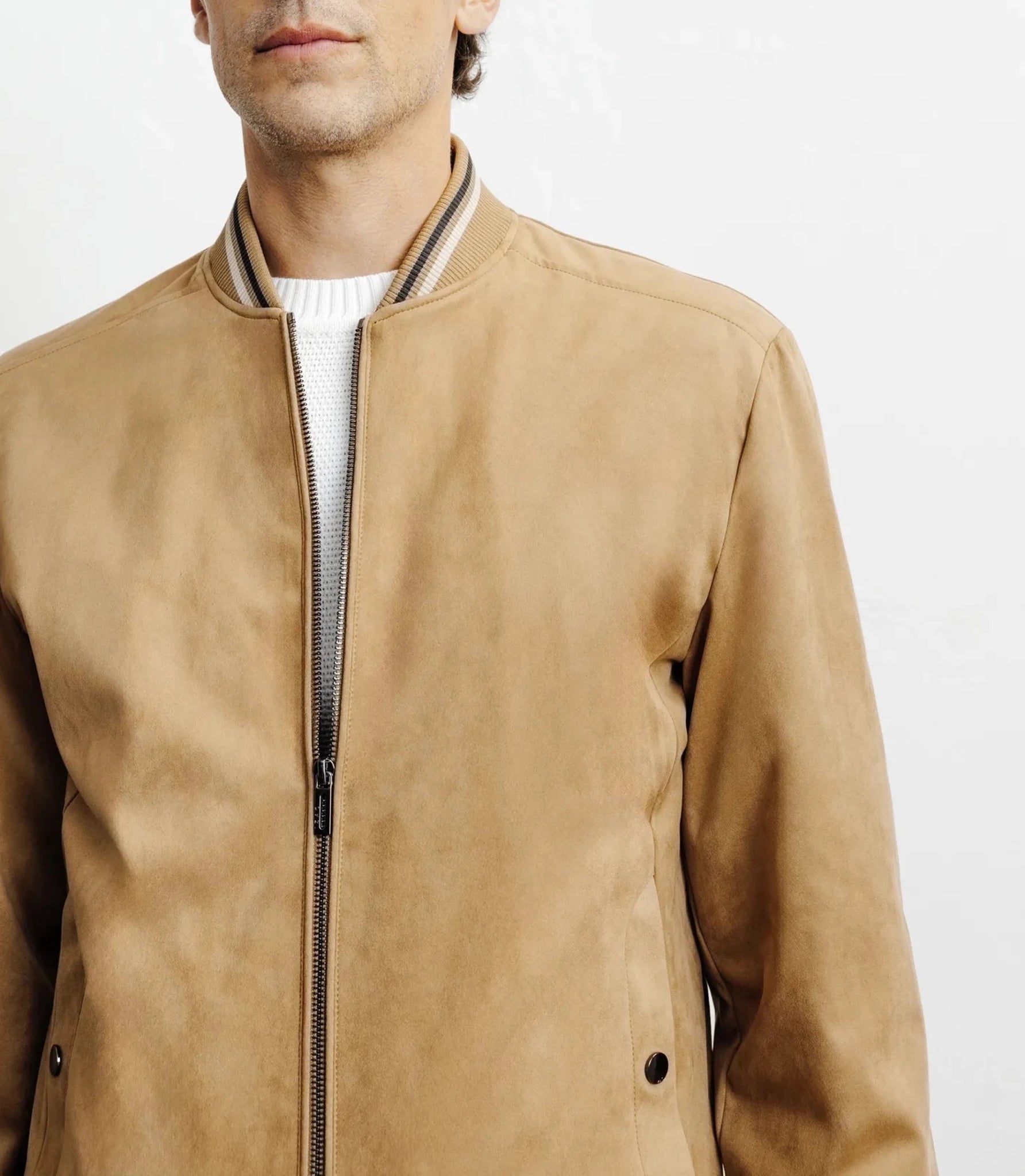 Blouson col teddy camel - IZAC