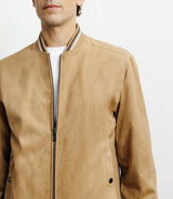 Blouson col teddy camel