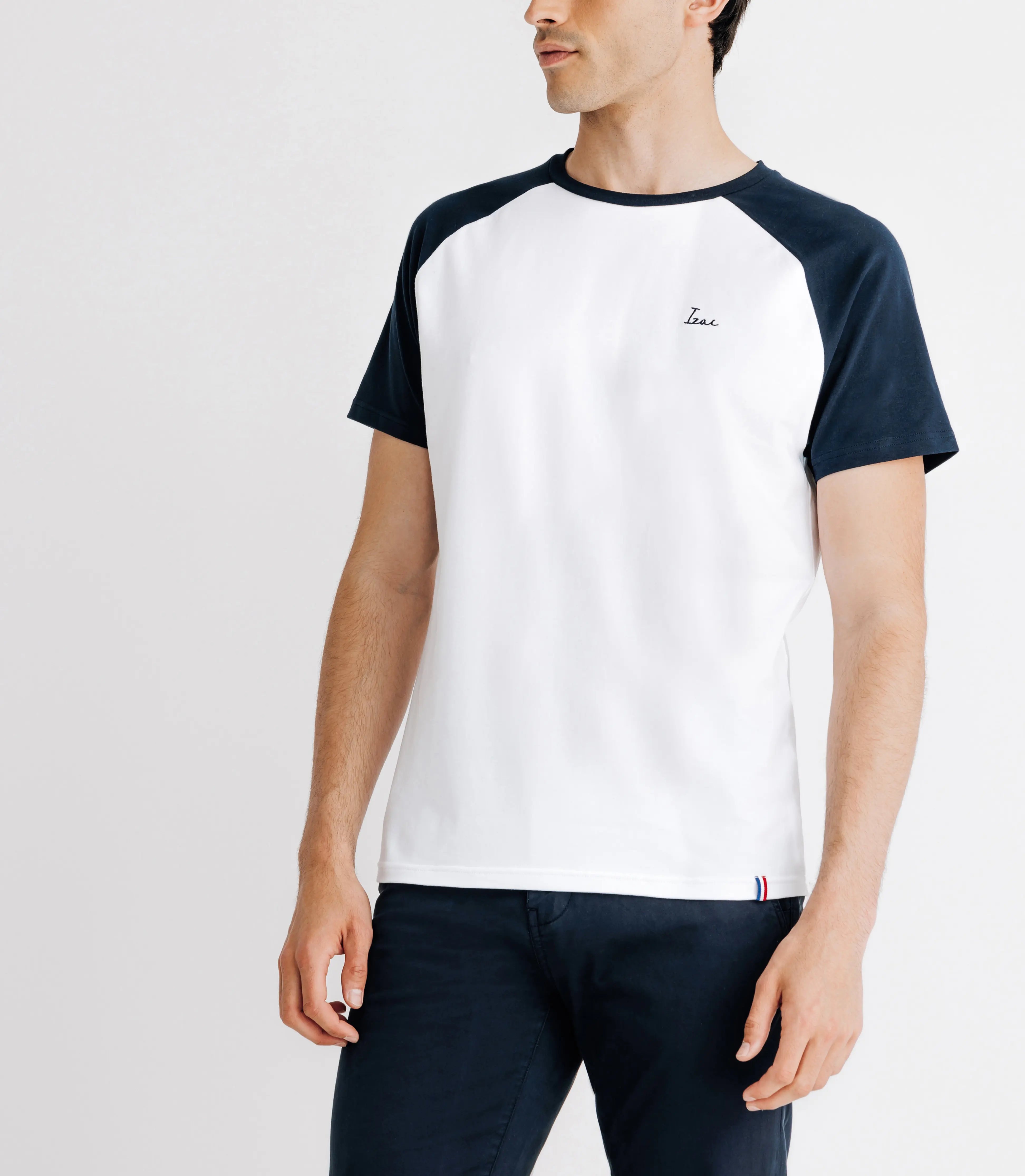 T-shirt manches courtes marine - IZAC