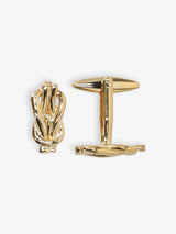 Boutons de manchette or
