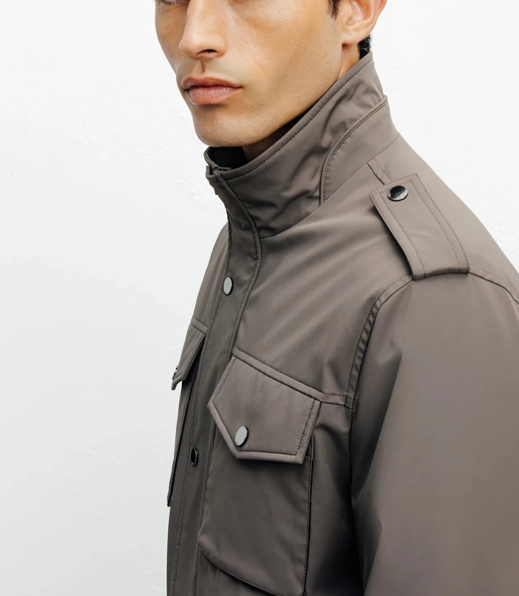 Parka 4 poches taupe - IZAC