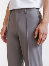 Pantalon ville en tissu technique taupe