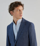 Veste casual bleu denim - IZAC