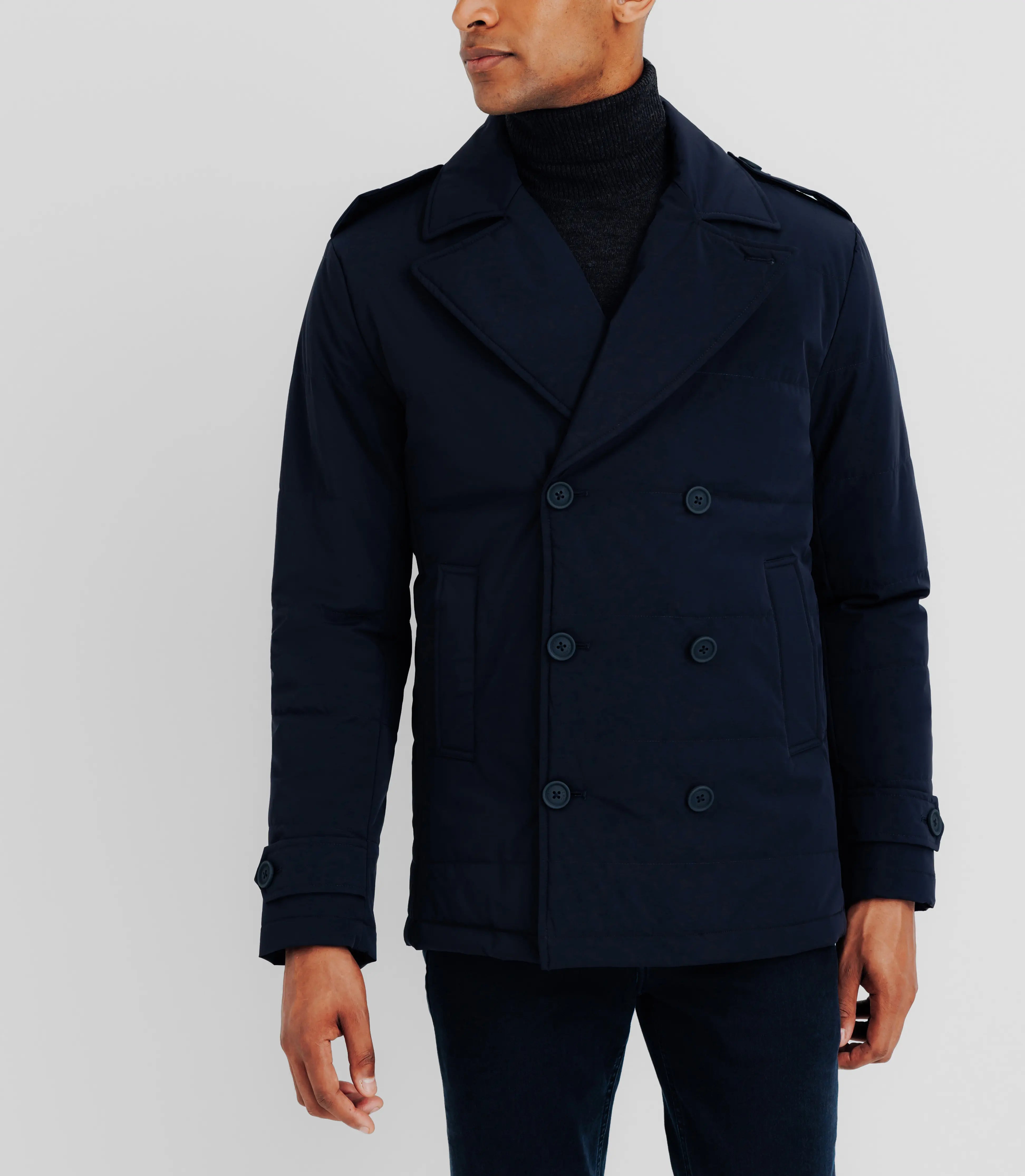 Manteau déperlant marine - IZAC