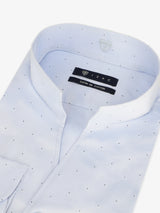 Sky blue philosopher collar shirt