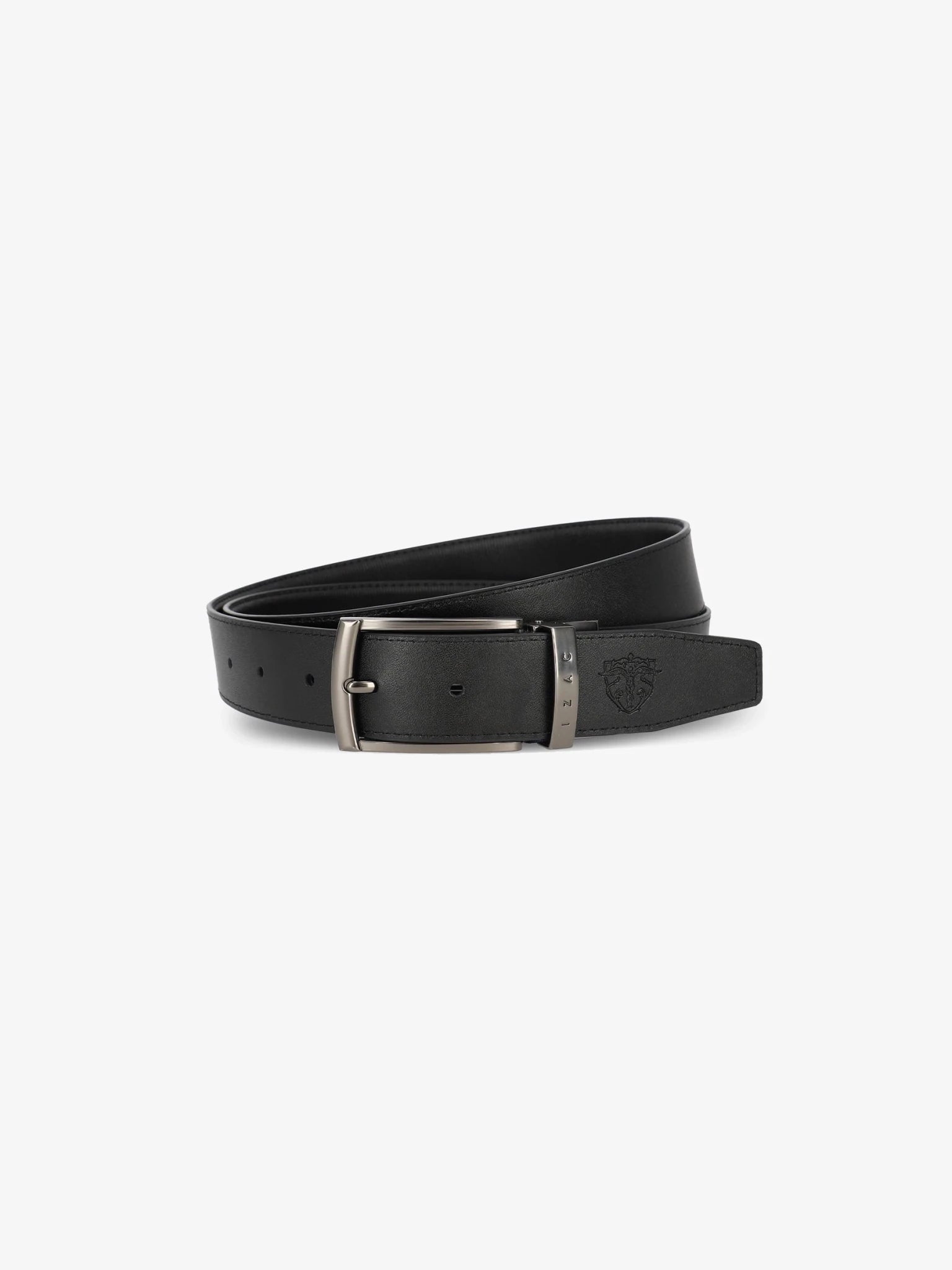 Black reversible belt