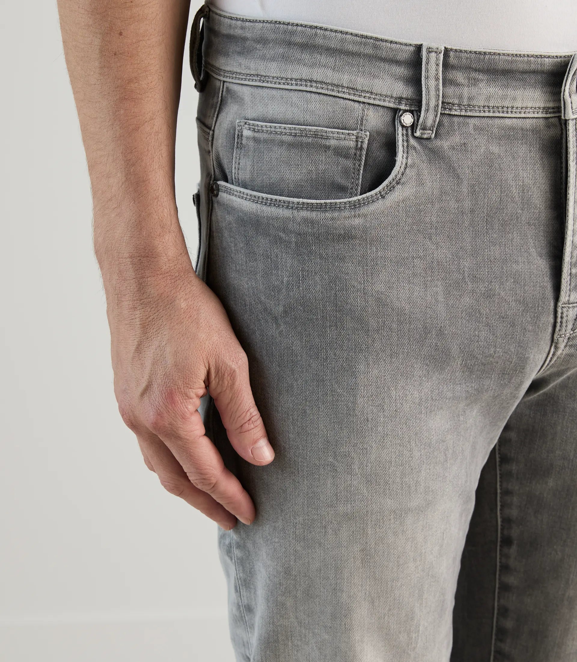 Jean 5 poches stretch gris - IZAC