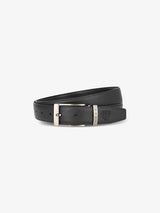 Black reversible belt