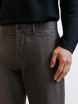 Chestnut stretch cotton pants