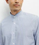 Mao collar casual shirt