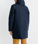 Parka à capuche marine