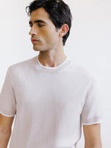 Light beige knit T-shirt