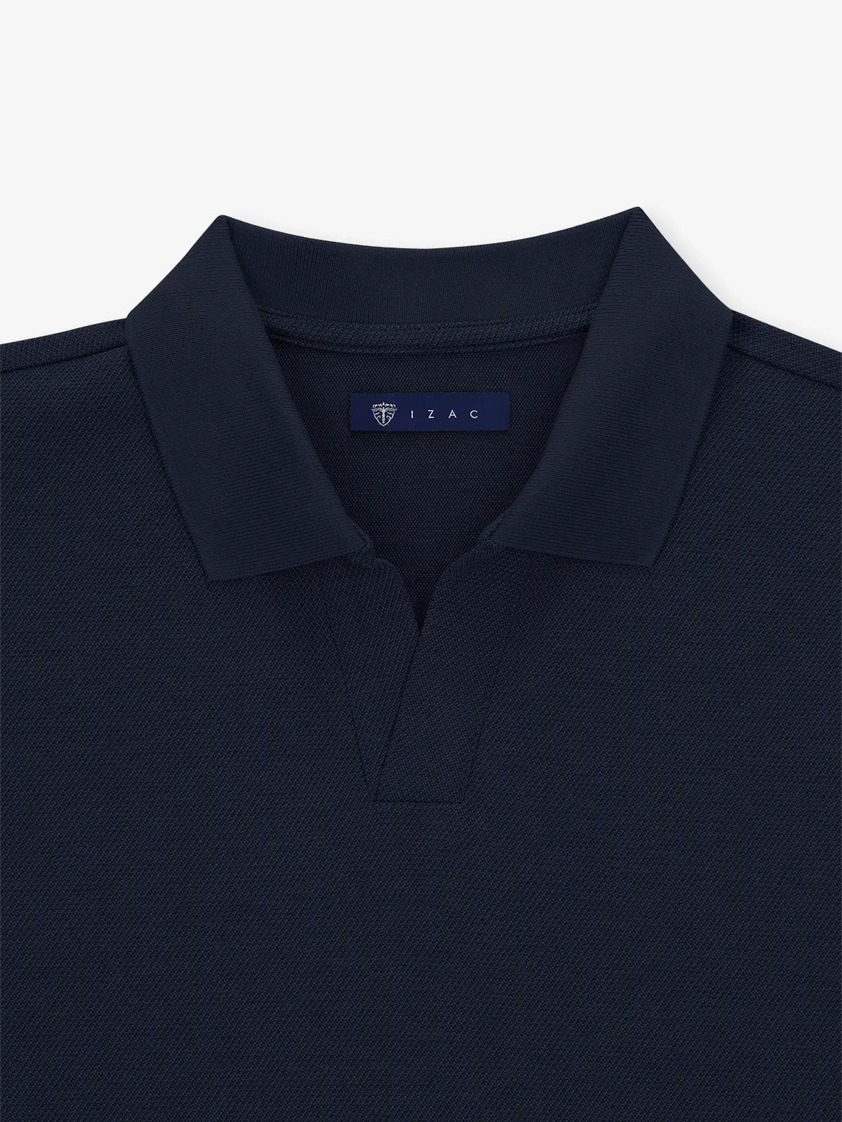 Polo col ouvert marine - IZAC