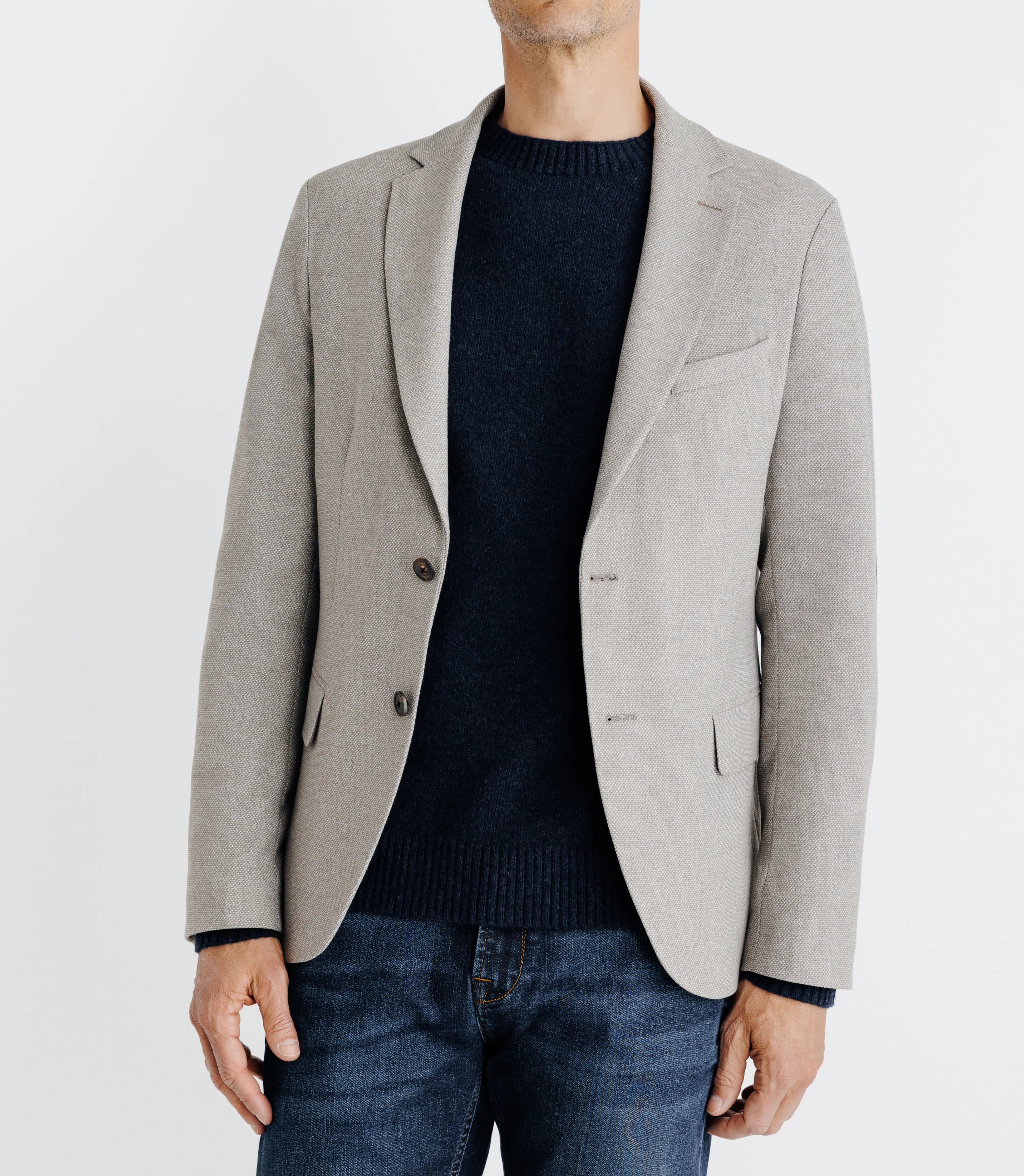 Veste casual 2 boutons beige - IZAC