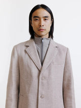 Manteau à parmenture amovible beige