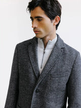 Manteau 3 boutons noir