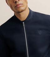Blouson col teddy marine