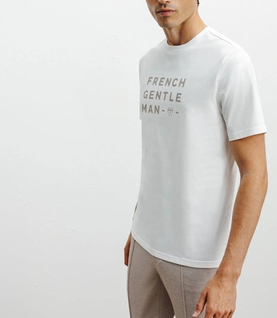 T-shirt print écru - IZAC