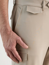 Pantalon cargo beige