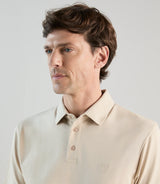Polo piqué beige clair - IZAC