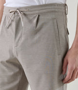 Bermuda en maille beige - IZAC