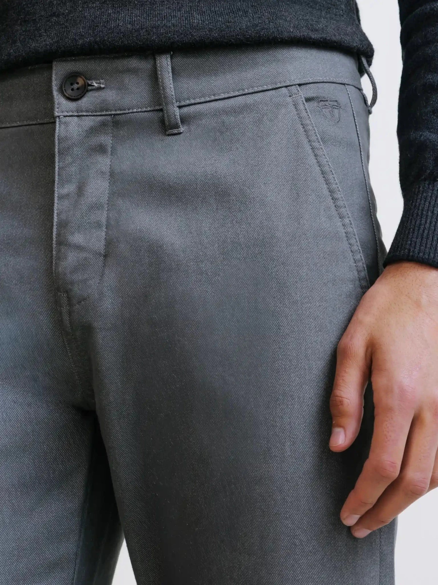 Pantalon casual gris - IZAC