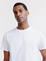T-shirt col rond blanc