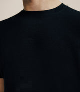 T-shirt en maille noir