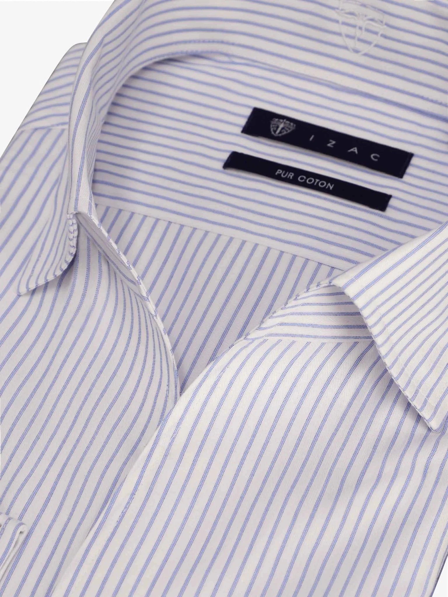 Chemise à rayures blanches - IZAC