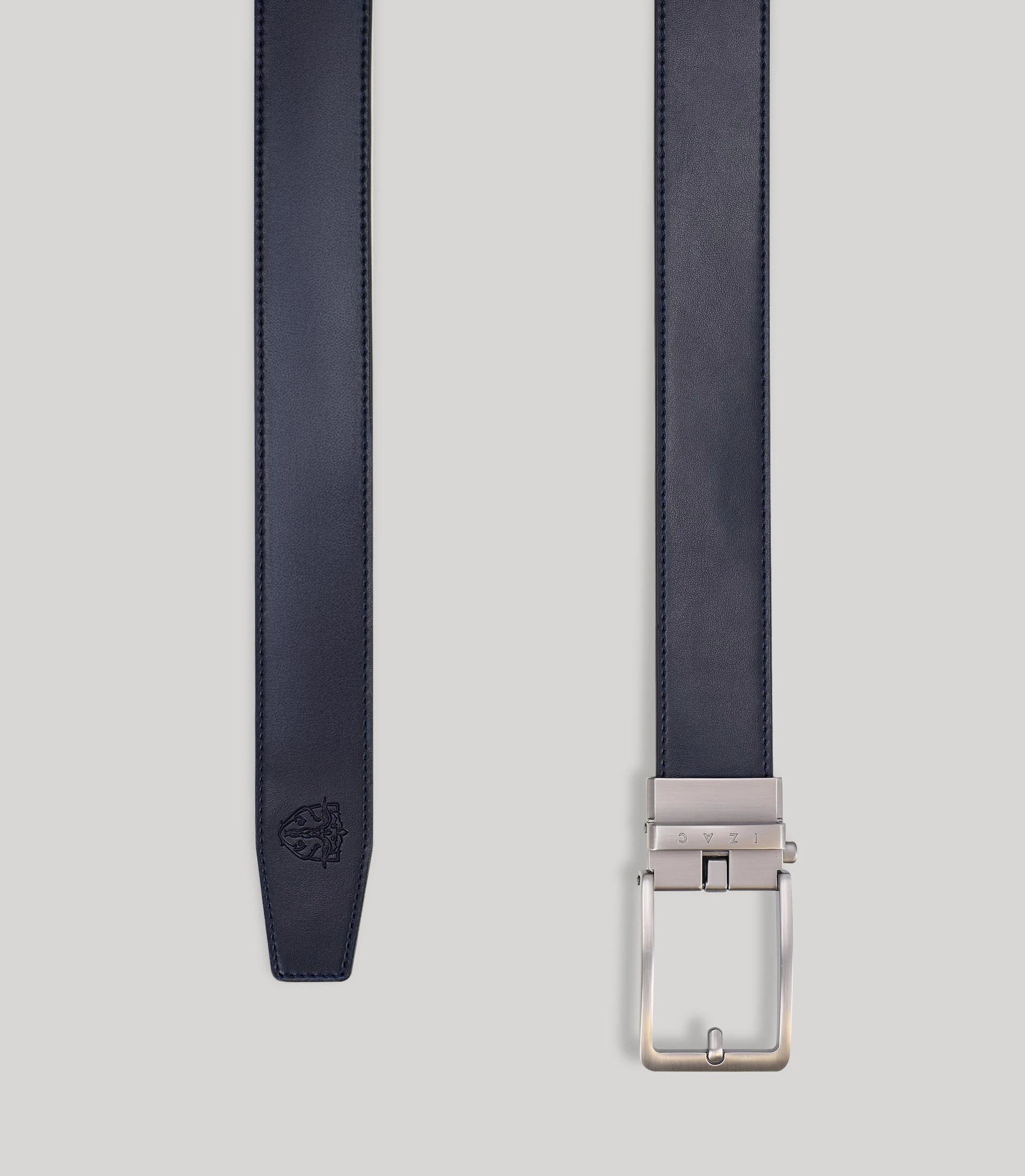 Ceinture à cliquet marine - IZAC